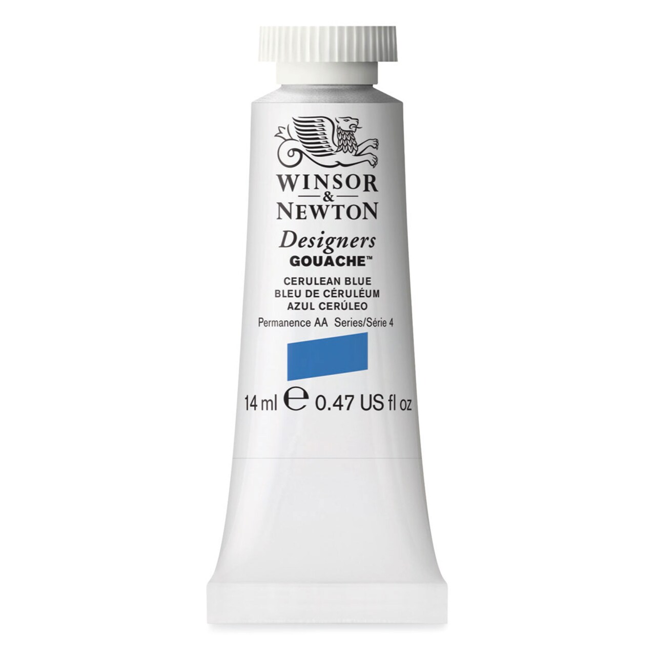 Winsor & Newton Designers Gouache - Cerulean Blue, 14 ml tube